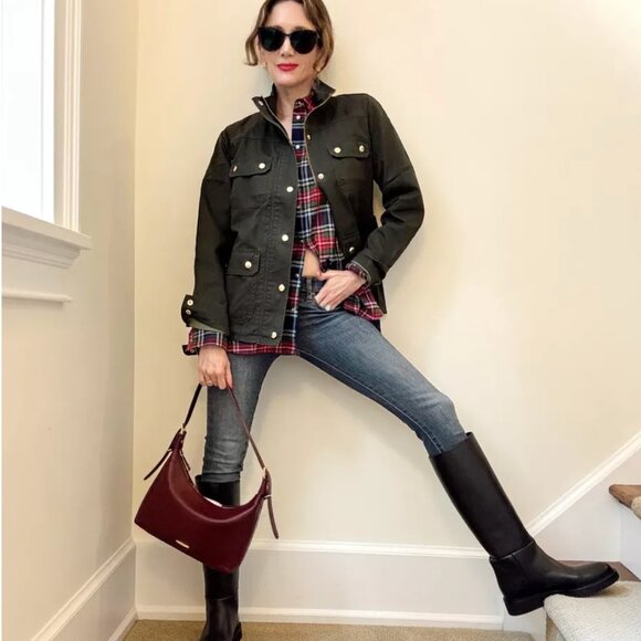 J Crew resin-coated twill field jacket - Picture 4 of 11